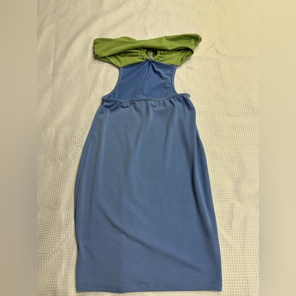 Fashion Nova City Dreamin' Mini Dress - Blue/combo - Picture 5 of 5